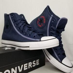Converse Unisex CTAS  Canvas HI Tops Women's Size 9  Navy   A06575C NWT